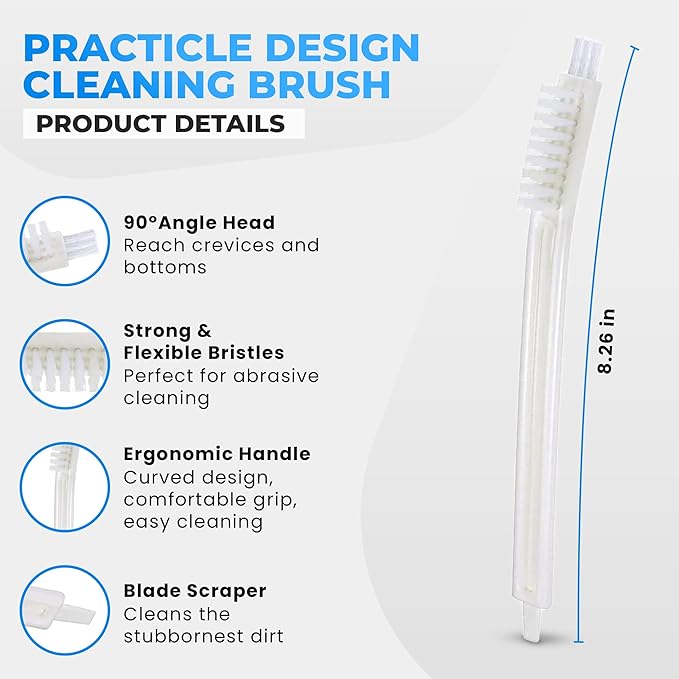Tackzo Reusable and Washable Lint Roller Multi-Purpose Travel Lint Remover Cleaner Roll with VersaScrub - Eco-Friendly Sticky Roller & Brush for Hard to Reach Areas in Home Car, Quick and Easy