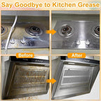 16.9 Fl Oz Heavy Duty Degreaser Cleaner Spray, Kitchen Heavy Oil Cleaner,Kitchen Degreaser, Multipurpose Foam Cleaner Spra,Grime, And Stains On Microwave & Oven & Stove Top