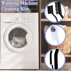 Washing Machine Cleaning Brush Kits, Front Load Washer Scrub Cleaner Brushes Accessories with 1Pc Drum Slot Brush & 5Pcs Crevice Cleaning Brushes for Tight Spaces and Washer Rubber Seal