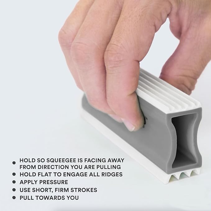 FurDozer Pet Hair Remover & Auto Detailing Tools - Cat & Dog Hair Remover for Carpets, Car Interiors, Couches, Bedding, & Pet Furniture (Gray, X3 MINI - 3.5" Long)