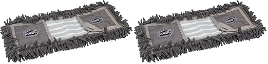 SWOPT 18” Microfiber Dust Mop Refill – Cleaning Pad for Use on Wood, Laminate, Tile – Interchangeable with All SWOPT Cleaning Products for More Efficient Cleaning and Storage (Pack of 2)