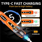 4V Mini Cordless Rotary Tool Kit with 5-Speed Control, USB Charging & LED Light,Includes 78 Accessories for Grinding, Engraving, Drilling, Polishing,Cutting and DIY Crafts