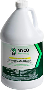 Myco Mold Control Concentrate – EPA-Registered Hospital Grade Disinfectant & Cleaner, Quat Formula for Mold Remediation & Bacteria Control, Commercial & Residential Use, 1 Gallon