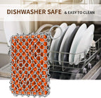 Most Flexible Cast Iron Scrubber, 316L Cast Iron Cleaner Chainmail Scrubber, Chain Scrubber for Cast Iron Pans, Pots, Skillets, Chain Mail Scrubbing Pad Scrub for Cast-Iron, Cast Iron Cleaning