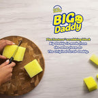 Scrub Daddy Large Sponge - Big Daddy - Scratch-Free Multipurpose Kitchen & Dish Sponge - BPA Free & Made with Polymer Foam - Stain & Odor Resistant (1 Count)