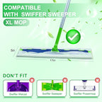 40 Count XL Wet Mopping Cloths for Swiffer Sweeper XL Mop - Disposable X-Large Wet Pad Refills - Multi-Surface Wet Wipes Mopping Pads Refill for Floor Cleaning.（Only Pads, not Including mop）
