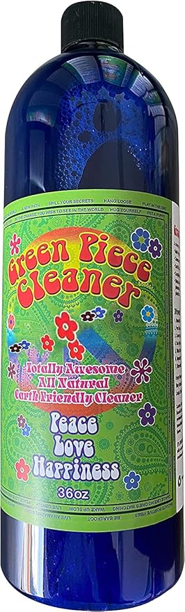Green Piece® Cleaner - (Made in USA) The All Natural Earth Friendly Cleaner - Liquid Solution 36 Oz