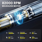 SEEDUSTRY Handheld Car Vacuum Cleaner Cordless, 6-in-1 Portable Mini Cordless Vacuum with Brushless Motor & 18000Pa Powerful Suction, Type-C Charge, 2025 Mini Vacuum V-C08 Pro for Car Home Office Pet