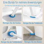 72 PCS Toilet Wand Refills,Toilet Cleaner Refill Pads Disposable Toilet Cleaning System Toilet Bowl Cleaners Scrubbing Pads for Sink Bathtub Wash Basin(Only Refills，Only Fits for Ucaimao)-Blue