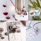 Anvin Natural Jute Twine - 984 Feet, 10 Ply, 2mm Thick, Green, Red, White (Pack of 3) - Bakers, Butcher, Baking, Arts & Crafts, Gardening