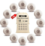 Wool Dryer Balls Laundry, XXL(3.1") 12 Pack, Premium Fabric Softener Ball, Reusable, Anti Static, Chemical Free Natural Wool Balls for Dryer, Laundry Dryer Balls – 100% New Zealand Wool