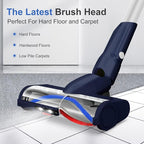 whall Cordless Vacuum Cleaner, Upgraded Strong Suction Brushless Motor Cordless Stick Vacuum Cleaner,Lightweight Handheld Vacuum for Home Pet Hair Carpet Hard Floor,up to 55mins Runtime,Blue