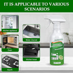 Kitchen Cleaner Remover Spray,Kitchen Multi-Purpose Foam Cleaner Spray,Kitchens Oil Stains Cleaner,Oil Stains Clean Up Kitchens,Clean Up Kitchen Oils Stains,Cleans Up Kitchen-Oils Stains Spray (318ml)