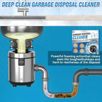 Garbage Disposal Cleaner and Deodorizer Tablets - 50 Count (1-Year Supply), Powerful Foaming Sink Cleaner, Quickly Eliminates Odors, Natural Drain Odor Eliminator for Kitchen Disposal Care