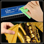Hricane Guitar Cloths Ultrafine fiber suede (8-Pack 12"x12") Plush Polishing Cloths for Musical Instruments Premium Polishing & Cleaning Cloths for Guitar Violin Piano Clarinet Trumpet Sax Universal
