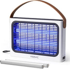 YISSVIC 20W Indoor Bug Zapper Electric Fruit Flies Traps for Indoors Mosquito Zapper Electric Moth Gnat Fly Zapper Extra 2 Bulbs for Home Kitchen Dining Living Room (White)