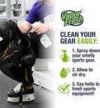 Vapor Fresh Sports Cleaner and Deodorizer - For Boxing Gloves, Sports Pads, Helmets, Gym Bags, Gym Equipment and More - Naturally Powered By Plants, 16 Fl Oz (3-Pack)