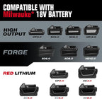 900 Ft-lbs Cordless Impact Wrench, 1/2 Inch Impact Gun Compatible MilWauke 18V Battery, Brushless Constant High Torque Impact Driver with 3 Speed, Tool Only (No Battery Included)