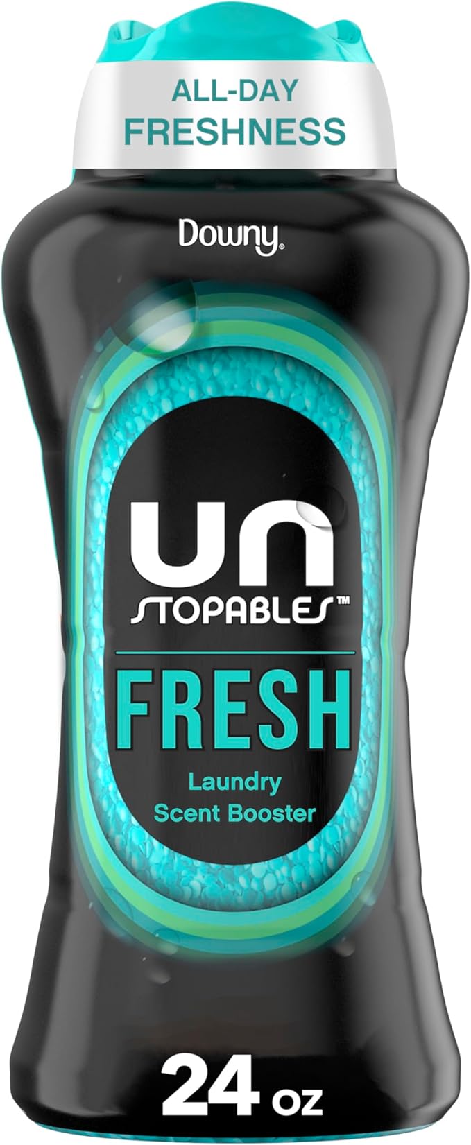 Downy Unstopables In Wash Scent Booster Beads, Fresh Scent, 24 oz, Laundry Beads for odor Protection, Downy Scent Booster Beads, Laundry Scent Boosters
