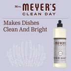 MRS. MEYER'S CLEAN DAY Liquid Dish Soap, Cruelty Free Formula, Lavender Scent, 16 oz- Pack of 6