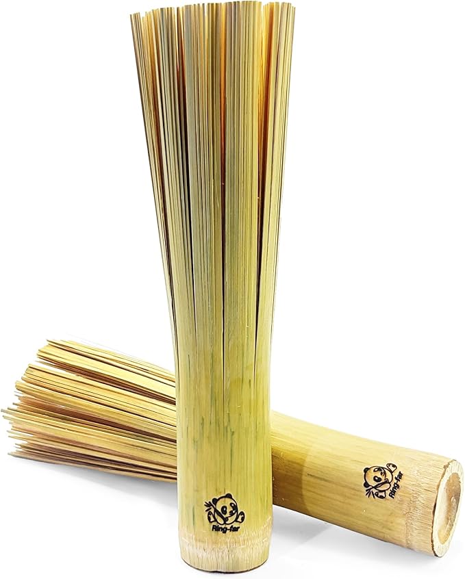 2 Pack Bamboo Wok Brush for Carbon Steel Pot Scrubber,Chinese Natural Kitchen Cleaning Brushes for Wok Cleaner Scrub Brush for Dishes&Pan&Teapot, Asian Wokbrush Bottle,Basting Scrubber for Cast Iron