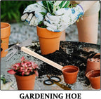 Hoe Hand Tools Garden Tool Dual Headed Hoe Hand Rake Mini Hoes Planting Gardening Hoe Hoe Garden Tool Garden Tools for Gardening Set Outdoor Iron Household Gadgets Hoes