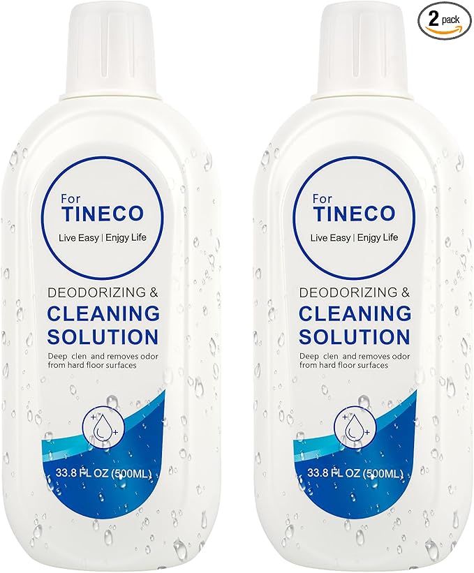 (2 Bottle) Floor Cleaning Solution Compatible With Tineco, Deep Cleaning for Multiple Hard Floors, Professional Floor Cleaner Suitable for All Tineco Cordless Wet Dry Vacuum(S3, S5, S7), 16.9 FL OZ* 2