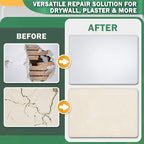 Seloom 12 X 12 Inch Drywall Repair Kit - Heavy Duty Self-Adhesive Mesh Drywall Patch Kit for Large Holes, Quick & Easy Wall Patch Repair kit for Wall and Ceiling (Repair 8)