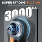 FRUITEAM Automatic Window Cleaning Robot, Window Cleaner Robot with App & Remote Control, Dual Water Spray for Inside/Outside Frame Glass Cleaning, Triple Safety System, Smart Path Detection