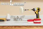 Drill Brush - Drill Attachment - Bathroom - Power Scrubber Pads - Cleaning Pads - Bath - Shower Door - Scouring Pad Kit - Bath Mat - Bathroom Sink - Shower Cleaner - Vinyl Flooring - Scrub Pads