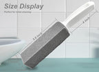 Pumice Stone Toilet Brush for Cleaning Toilet Bowl with Handle, Pumice Stick Pumice Scouring Pad for Cleaning, 4 Pack