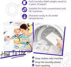 CLEARALIF Laundry Detergent Sheets 120 Sheets (Up to 240 Loads), Lavender - Great For Apartments, Dorms,Eco Friendly