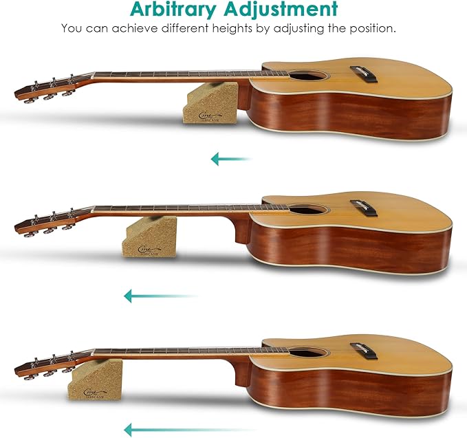 Hricane Guitar Neck Rest,Guitar Neck Support Pillow-Two Angles Guitar Neck Cradle,String Instrument Repair Kit for Guitar Workstation, Ukuleles, Violins, Banjos, Mandolins