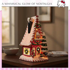Hello Kitty and Friends Holiday Christmas Candle House, 5.5" L x 5.75" W x 10" H Created by Blue Sky Clayworks