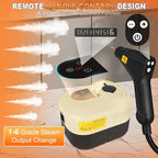 15-IN-1 Handheld Steam Cleaner【2800W Powerful Motor】【6 Level Pressure Steam - 4 BAR High Pressure】with Handle Control Button Cleaner for Home, Car, Kitchen - White