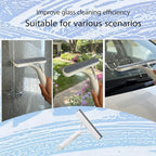 3 in 1 Window Cleaning Scraper,Multifunctional Spray Window Squeegee Cleaner Tool,Mirrors Scraper,Squeegee and Scrubber Spray Bottle Window Squeegee for Glass Doors,Glass Cleaner Tool