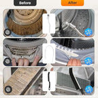 Washing Machine Cleaner Brush Set (6-Pcs) for Front & Top Load Washers – Deep Cleaning Kit for Rubber Seal, Drum, Dispenser, Tight Gaps & Multipurpose Cleaning in Kitchen, Bathroom & Home