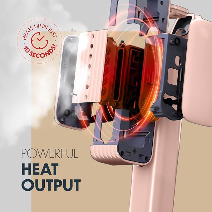 Portable Steamer for Clothes, Professional Handheld Garment Steamer 15s Fast Heat-up, 70ml Water Tank, 900W Mini Steam Iron for Home and Travel