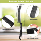 Crevice Cleaning Brush,10 Pcs Cleaning Supplies Cleaning Brush Tools,Hard Bristle Crevice Brush for Household Use Bathroom Tiles Kitchen Practical and Durable