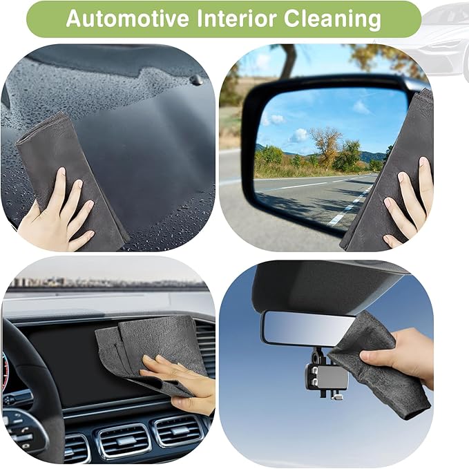 Thickened Magic Cleaning Cloth, Reusable Magic Cleaning Cloths for Glass, Streak Free Microfiber Magic Cleaning Cloth Reusable Rags for Kitchen, Windows, Mirrors, Cars (20)