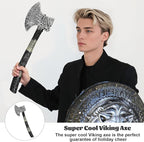 Viking Axe Prop,Plastic Toy Axe Viking Costume Accessories,Halloween Pirate Axe Cosplay Party