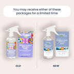 Truly Free Wrinkle & Static Releaser - Wrinkle Release for Clothes, Linen, & Sheet Fabrics - Static Guard Spray - Plant-Based - 1 Pouch 3oz Refill with 12oz Reusable Empty Spray Bottle