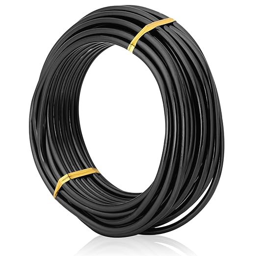 Black-4.0-Anodized Aluminum Bonsai Training Wire 250g Large Roll,Many Size to Choose,KSVZS Bendable Metal Wire for Crafts,Sculpting,Armature and Daily Use,Necessities for Family