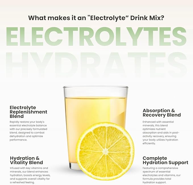 310 Nutrition Sugar Free Electrolytes Powder - Instant Hydration Packets for Daily Fluid Balance - Caffeine-Free Rehydration Drink Mix w/Vitamins, Low Calorie & Keto Friendly - Variety 30 Singles