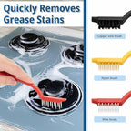 13PCS Crevice Cleaning Brush Set,Multifunctional Hard Bristle Crevice Cleaning Brush Tools for Kitchen, Bathroom, Cup,Window (13)