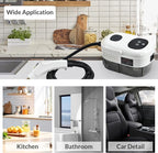 Handheld Steam Cleaner, Steam Shot Cleaner, 2500W High Heat Steamer for Bed Bugs, High Temperature Steamer for Car Detailing, Grout Steam Cleaner for Couch, Windows, Kitchen, Bathroom, Home