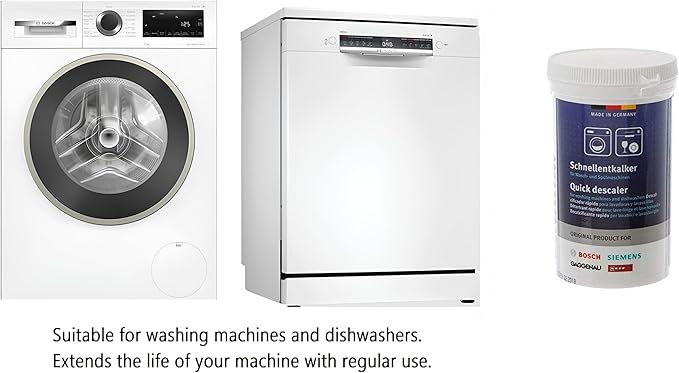 Quick Descaler 250 gr Compatible with Bosch Neff Siemens Washing and Dishwasher Descaler 0311506 Washing and Dishwasher Cleaner Anti Limescale