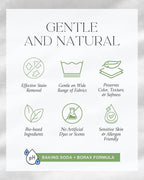 Home 'COTE D'AZUR Luxury Powdered Laundry Detergent & Booster – Ultra-Concentrated Marine & Sandalwood Scent – Plant-Based, Stain-Fighting, HE Safe, Gentle on Skin – 32 oz/64 Loads