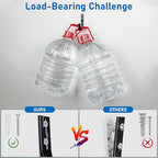 Self Drilling Drywall Anchors, 100PCS Heavy Duty Dry Wall Anchors and Screws Kit for Hanging Sheetrock, 50 Self-Tapping Plastic Drywall Hangers 50 Sheet Rock Screws