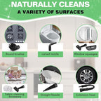 Steam Cleaner, Handheld Pressurized Steamer with 10-Piece Accessory Set, Multipurpose Portable Upholstery Steamer Cleaning with Safety Lock, All Natural Steam Cleaner for Home, Upholstery, Car, Floor